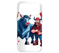 Paul Bunyan & Babe The Blue Ox Le Jour de la Saint-Valentin Coque pour iPhone 17 Pro Max