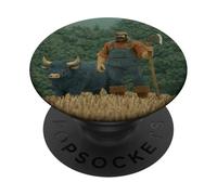 Paul Bunyan et Babe The Blue Ox PopSockets PopGrip Adhésif