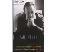 PAUL CELAN REVUE EUROPE N° 1049-1050