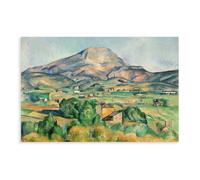 Paul Cézanne, Mont Sainte-Victoire - Impression sur toile - Décoration murale esthétique pour chambre, bureau - 60 x 90 cm