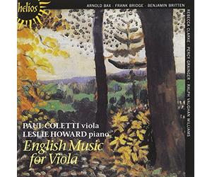 Paul Coletti & Leslie Howard - English Music for Viola