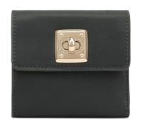 Paul Costelloe Baro Portefeuille en cuir véritable pour femme avec rabat Design élégant et élégant, Vert foncé, Taille unique, Designer