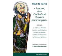 Paul de Tarse - Volume 2 - Benoît Standaert - Saint-Leger Eds - broché - Etude
