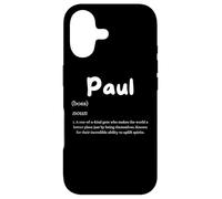 Paul Definition Personalized Name Custom Costume for Pauls Coque pour iPhone 17