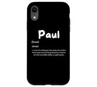 Paul Definition Personalized Name Custom Costume for Pauls Coque pour iPhone XR