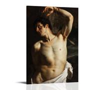 Paul Delaroche - Impression sur toile de Saint Sébastien - Affiches d'œuvres d'art pour décoration murale d'intérieur : salon, chambre à coucher, bureau