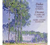 Paul Dukas-ABEL Decaux : Sonate pour Piano en Mi Bémol Mineur/Clairs de Lune