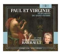Paul et virginie cd audio texte integral lu par marie-christine barrault Bernardin de Saint-P (Auteur)