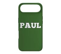 Paul Étiquette avec Inscription en Anglais « Big White Text » Personnalisable Coque pour iPhone Air
