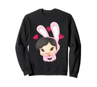 Paul Frank Bunny Girl Love Hearts Saint-Valentin Sweatshirt