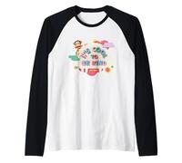 Paul Frank It's Cool to Be Kind Julius Monkey Manche Raglan