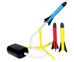 Paul G Nther 1556 - Jeu De Missiles Air Rocket Avec Pompe De Démarrage Et 3 Missiles En Mousse Pour Enfants Partir De 4 Ans - Amusant La Plage Dans Le Jardin Ou Le Parc