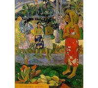 Paul Gauguin Kit de peinture par numéros pour adultes Ia Orana Maria (Hail Maria) par Paul Gauguin - Cadeaux sur toile - Artisanat pour décoration d'intérieur