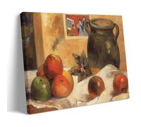 Paul Gauguin Peinture célèbre (nature morte avec impression japonaise) - Impression sur toile pour chambre à coucher, dortoir, salon - 30 x 45 cm