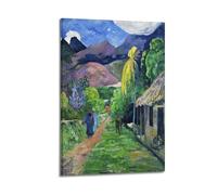 Paul Gauguin Poster Road to Tahiti Impression sur toile Impressionnisme Paul Gauguin Décoration intérieure 40 x 60 cm