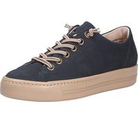 Paul Green 4081-358 Chaussures femme, Sneaker, Cuir, Bleu foncé, Semelle amovible - Chaussures femme Top Trends, Bleu, cuir (old nubuk)