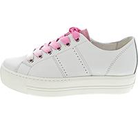 PAUL GREEN 5247-013 S.Nappa/S.Suede Sneaker Female White/Candy EU 40.5