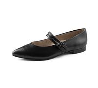 Paul Green Ballerines à lanières pour femme, Noir , 40 EU