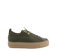 Paul Green Baskets 5017-428, cuir lisse, vert, femme, vert, 43 EU