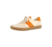 Paul Green Baskets basses beige / champagne / orange fluo, Taille 37