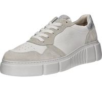 Paul Green Baskets basses pour femmes Mélange de cuir Blanc Taille : 37