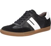 Paul Green Baskets basses pour femmes Noir mélange de cuir Taille : 5
