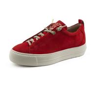 Paul Green Baskets basses super douces pour femme, Rouge - 31 x, 39 EU