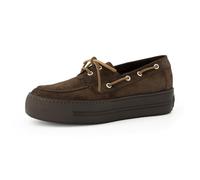 Paul Green Baskets pour femme 1197-070 en daim marron, Marron 070, 42 EU