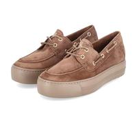 Paul Green Baskets pour femme 1197-072 en cuir brut marron, marron, 37 EU