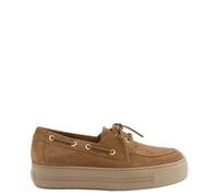 Paul Green Baskets pour femme 1197-072 en cuir brut marron, marron, 37 EU