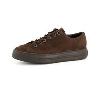 Paul Green Baskets pour femme 4081-701 en daim marron, Marron 70, 43 EU