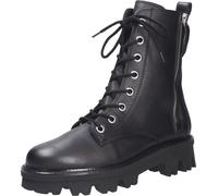 Paul Green bottines à lacets pour femmes Noir cuir lisse Taille : 38