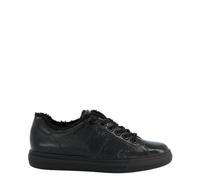 Paul Green Chaussures à lacets pour femme 5445-008 en noir laqué/brossé, Noir , 41 EU
