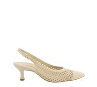 Paul Green Chaussures Peeptoes & Slingpumps 6222-009 pour femme - Beige perforé/tressé, beige, 38.5 EU