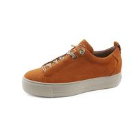 Paul Green Femme Baskets, Dame Baskets Basses,Semelle à Plateforme,Chaussure Basse,Chaussure de Ville,Chaussure à Lacets,Orange (Papaya),38 EU / 5 UK