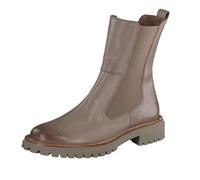 Paul Green Femme Bottines 9836, Dame Bottines Chelsea Largeur: Normale (WMS),Demi-Bottes,Bottines,Beige-Braun (Antelope),38.5 EU / 5.5 UK