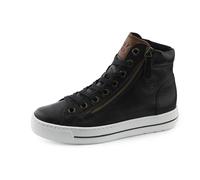 Paul Green Femme Chaussures à Lacets, Dame Chaussures Confortables,Chaussure Basse Confort,Lacets,Confortable,Schwarz (Black/Cognac),41 EU / 7.5 UK