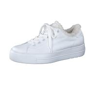 Paul Green Femme Chaussures à Lacets, Dame Chaussures Confortables,Double Chaud,Chaussure Basse Confort,Lacets,Confortable,Weiß (White),38.5 EU / 5.5 UK