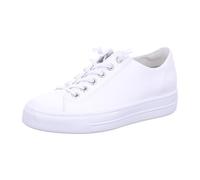 Paul Green Femme Chaussures à Lacets, Dame Chaussures Confortables,Semelle intérieure Amovible,Lacets,Confortable,Weiß (White/Silver),39 EU / 6 UK