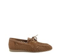 Paul Green Femme - Pantoufle & Mocassin 1218-009 en marron percé/tressé, marron, 36 EU