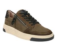 Paul Green Femme S.Suede/SPORTNUBUK Sneaker, Military, 37.5 EU