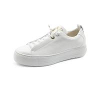 Paul Green Femme Sneaker Chaussure de Gymnastique, mastercalf White/Gold, 38.5 EU
