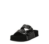 Paul Green Mule noir / argent, Taille 40,5