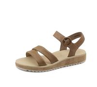 Paul Green Sandales à lanières super douces pour femme, Marron moyen 01 x, 42 EU