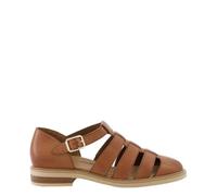 Paul Green Sandales pour femme 1219-019 en cuir lisse marron, marron, 39 EU