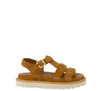 Paul Green Sandales pour femme - 6176-029 en cuir suédé marron, marron, 39 EU