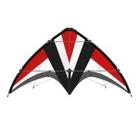 Paul Günther 1031 - Cerf-Volant de Sport Whisper 125 GX, cerf-Volant pour débutants, Voile en Polyester Ripstop indéchirable, tiges Robustes en Fibre de Verre, Taille env. 125 x 54 cm
