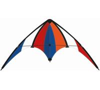 Paul Günther 1085 - Cerf-Volant de Sport Delta Loop 100, cerf-Volant pour débutants, Voile en Polyester Ripstop résistant à la déchirure, tiges Robustes en Fibre de Verre, Taille env. 100 x 56 cm