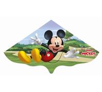 Unbekannt Paul Günther 1110 - Cerf-volant pour enfants Disney Micky Mouse, prêt à voler avec poignée et corde, cerf-volant à une corde en film plastique robuste pour enfants à partir de 4 ans