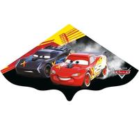 GÜNTHER FLUGSPIELE Paul Günther 1182 - Cerf-volant pour enfants Disney Cars Lightning McQueen, prêt à voler, cerf-volant monoplace en film plastique solide, pour enfants à partir de 4 ans